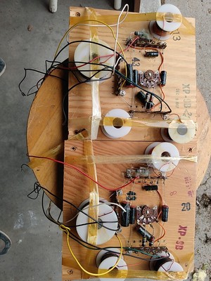 2 Crossovers from The Fisher speakers XP-9B Tested And Working Speaker -image