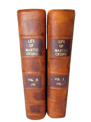 1741 ~ The History of The Life of Marcus Tullius Cicero, 2 Volumes, Dublin-image