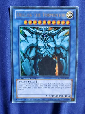 OBELISK THE TORMENTOR LIMITED EDITION HOLO ULTRA RARE MINT CONDITION PSA READY-image