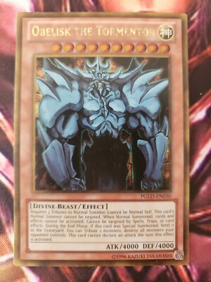 Obelisk The Tormentor PGLD-EN030 Unlimited ED Gold Rare NM YuGiOh!-image