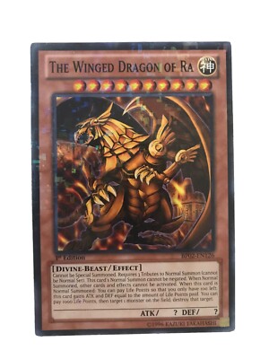 FIRST EDITION HOLO THE WINGED DRAGON OF RA-image