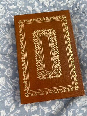 Out of my life Albert Schweitzer easton press leather book gold collector -image
