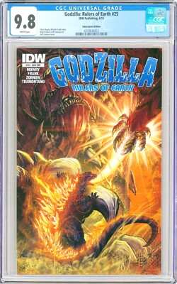 IDW GODZILLA Rules of Earth (2015) #25 Subscription VARIANT NM/MT CGC 9.8-image