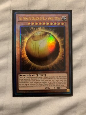 The Winged Dragon of Ra - Sphere Mode RA01-EN007 Prismatic Ultimate Rare YuGiOh-image
