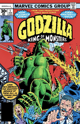 * GODZILLA VOL 1 #1 * Marvel Comic Cover, Multiple sized Poster / Prints-image