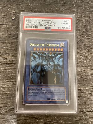 Yu-Gi-Oh! Obelisk The Tormentor Game Boy Advance Ultra Promo GBI-002 PSA 8-image
