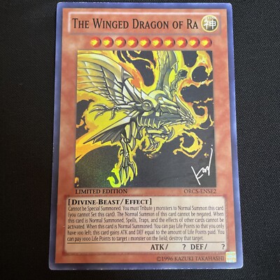 Yugioh! The Winged Dragon of Ra - ORCS-ENSE2 - Super Rare - Limited Edition -image