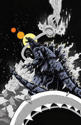Godzilla's Monsterpiece Theatre #2 D 1:25 Jim Mahfood Variant (12/18/2024) Idw-image