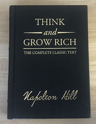 THINK AND GROW RICH THE COMPLETE CLASSIC TEXT NAPOLEON HILL VF COLLECTOR'S ED.-image