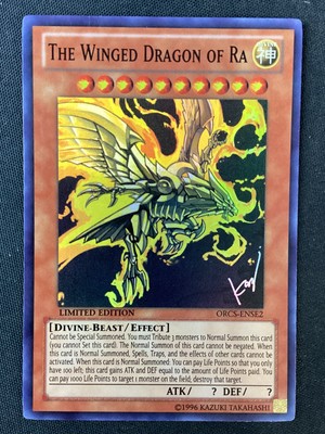 Yu-Gi-Oh TCG #ORCS-ENSE2 The Winged Dragon of Ra Limited Edition Super Rare MP-image
