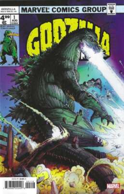 Godzilla #1 1:25 Incentive Facsimile Bagley Variant 1st Print-image