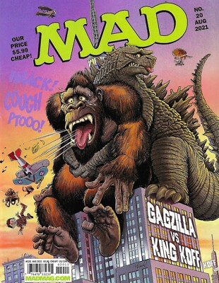 MAD MAGAZINE #20 2021 NM GODZILLA KING KONG COVER NM-image