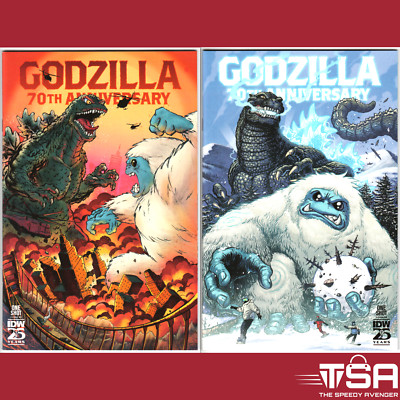 GODZILLA 70TH ANNIVERSARY #1 Adominable Toys Plastic Empire SDCC + NYCC Variants-image