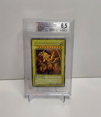 Yu-Gi-Oh! The Winged Dragon of Ra GBI-003 - Secret Rare - BGS 6.5 - Gameboy Promo-image