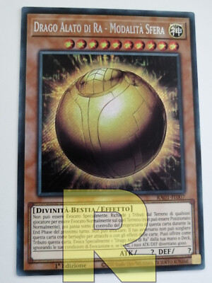 Winged Dragon of Ra - Sphere Mode ® Rare Secret ® RA01-IT007 ® Italian-image