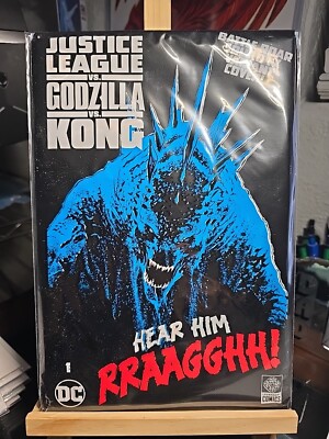 JUSTICE LEAGUE GODZILLA KONG 1 - 7 BATTLE ROAR COVERS SEALED & VARIANTS COVERS .-image