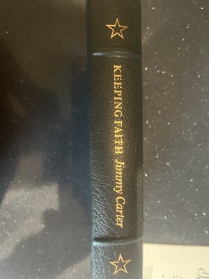 EASTON PRESS - Keeping Faith - Memoirs President Jimmy Carter -Leather SIGNED -image