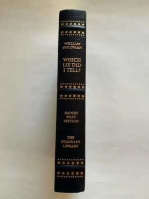 WHICH LIE DID I TELL? - FRANKLIN SIGNED LTD. BY WILLIAM GOLDMAN-image