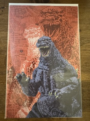 GODZILLA VS LOS ANGELES (AMERICA) #1 1:50 IDW 2025 Dave Baker variant-image