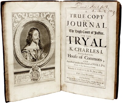 NALSON, John. For The Tryal of K. Charles I - FIRST EDITION - 1684-image