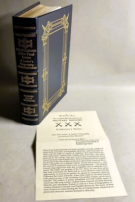 JOHN PAUL JONES A Sailor's Biography by Samuel Eliot Morison - Easton Press MINT-image