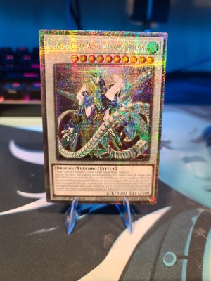 Crystal Clear Wing Synchro Dragon RA04-EN059 Quarter Century Secret Rare NM-image
