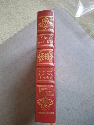 ELVIS AND ME EASTON PRESS LEATHER BOUND SIGNED EDITION 1985 W/ COA. -image