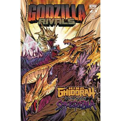 Godzilla Rivals King Ghidorah Vs Spacegodzilla #1 Cover C 1:10 Federici IDW-image