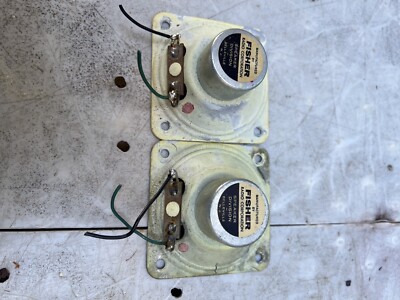 Fisher KS-1 two tweeters vintage speakers -image