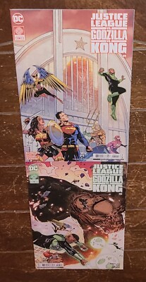 Justice League vs Godzilla vs Kong #5 & #6 by Brian Buccellato, (2024, DC)-image