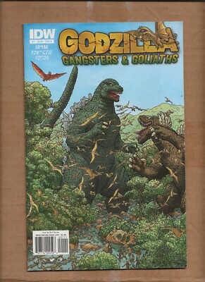 GODZILLA GANGSTERS & GOLIATHS #1  DARROW  COVER 1ST PRINTING   IDW-image