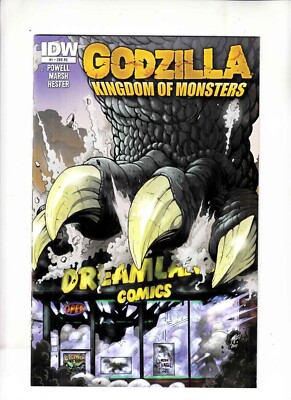 Godzilla Kingdom of Monsters #1 (NM 9.4) CVR RE Dreamland Variant 2011 IDW-image