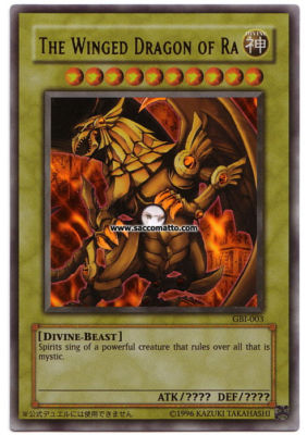 YUGIOH • Winged Dragon of Ra Egyptian Deities The winged Dragon of Ra GB1-003 NM-image