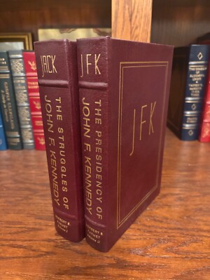 The Presidency & Struggles of John F. Kennedy.  2 Volumes  Easton Press 1986-image