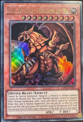 The Winged Dragon of Ra - LDK2-ENS03 Ultra Rare Limited Edition YuGiOh TCG Card-image