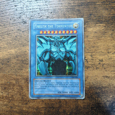 [Excellent] Yu-Gi-Oh! Game Boy Advance Secret Rare Obelisk The Tormentor GBI-002-image