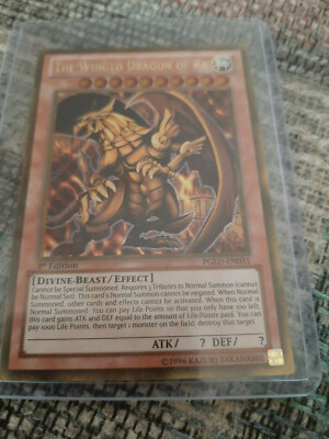 Yu-Gi-Oh! - The Winged Dragon of Ra (PGLD-EN031) - Premium Gold - Unlimited Edit-image