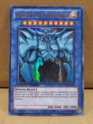 Obelisk the Tormentor - YGLD-ENG02 - Ultra Rare Yugioh! Holo Foil Nice!-image