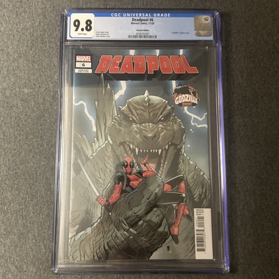 Deadpool #6 Marvel Comics 11/24 Godzilla Variant CGC 9.8-image