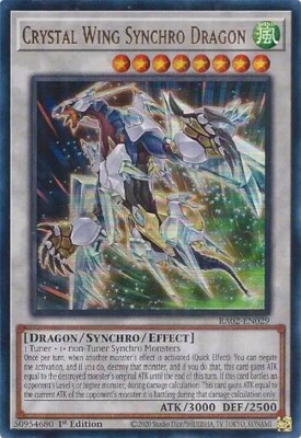 Crystal Wing Synchro Dragon (Ultra Rare) 25th Anniversary Rarity Collection II-image