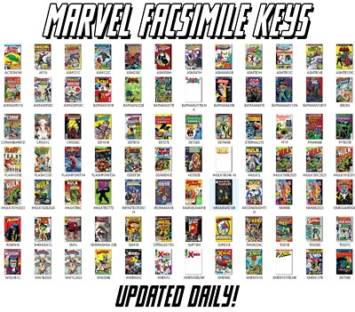 ALL MARVEL FACSIMILE KEY ISSUE artist Variants choose list revised DAILY NEW ADD-image