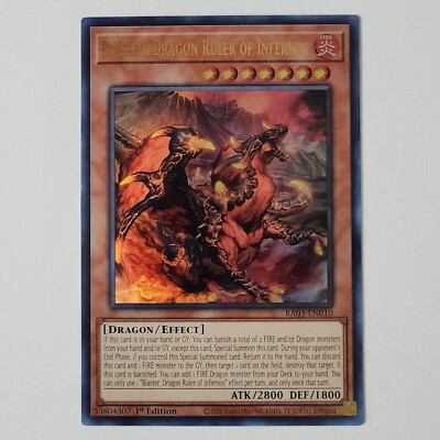 Blaster, Dragon Ruler of Infernos - RA03-EN010 - NM - Ultra Rare - 1st ed Yugioh-image