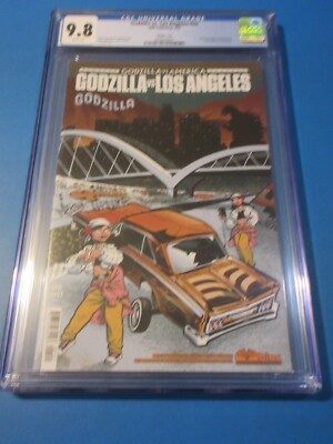 Godzilla vs Los Angeles #1 Gonzo Variant CGC 9.8 NM/M Gorgeous Gem Wow-image