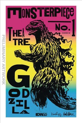 Godzilla's Monsterpiece Theatre #1C VF/NM; IDW | RI 1:10 Variant Jim Rugg - we c-image