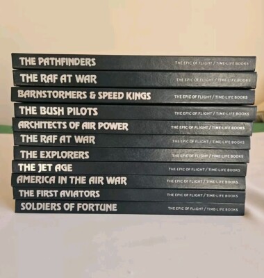 The Epic of Flight Time Life Books Set Aviation History Set of 11 Hardback Books-image