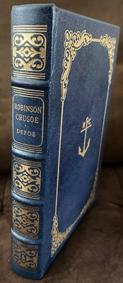 Easton Press The Life Strange… Robinson Crusoe Daniel Defoe Leather Bound 1976-image