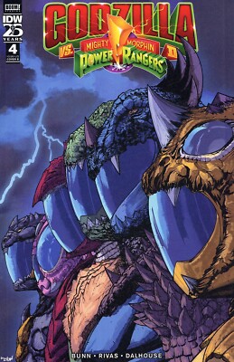 Godzilla Vs. Mighty Morphin Power Rangers II #4 Cover B NM 2024 Boom! - Vault 35-image
