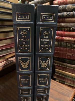 Easton Press:  RICHARD NIXON: MEMOIRS: 2 VOLUMES-image