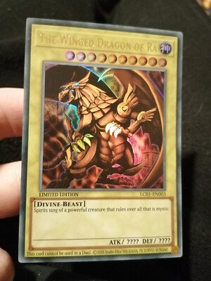 Yugioh The Winged Dragon of Ra LC01-EN003 Ultra Rare Promo Reprint Eng NM-image