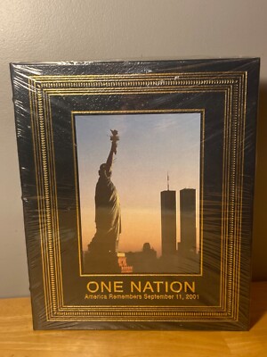 ONE NATION America Remembers September 11, 2001 LIFE Easton Press Leather HC-image
